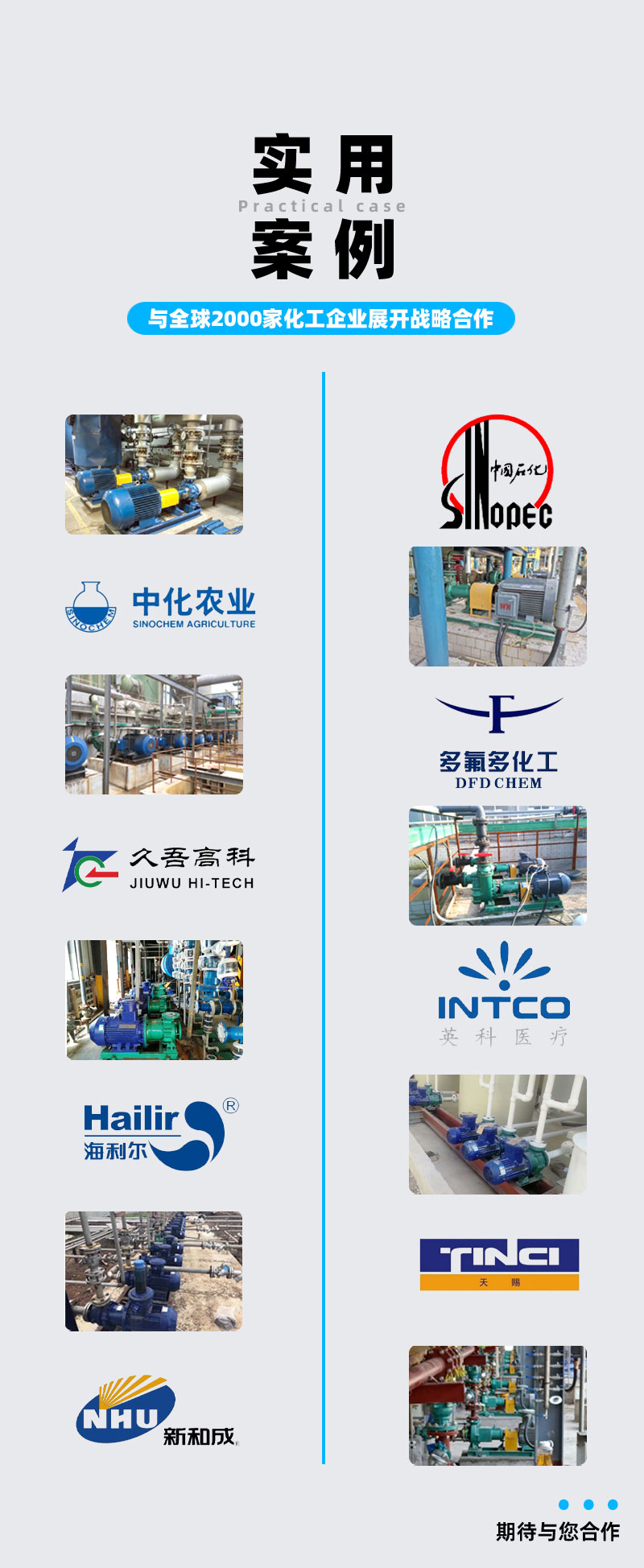 不锈钢磁力泵实用案例