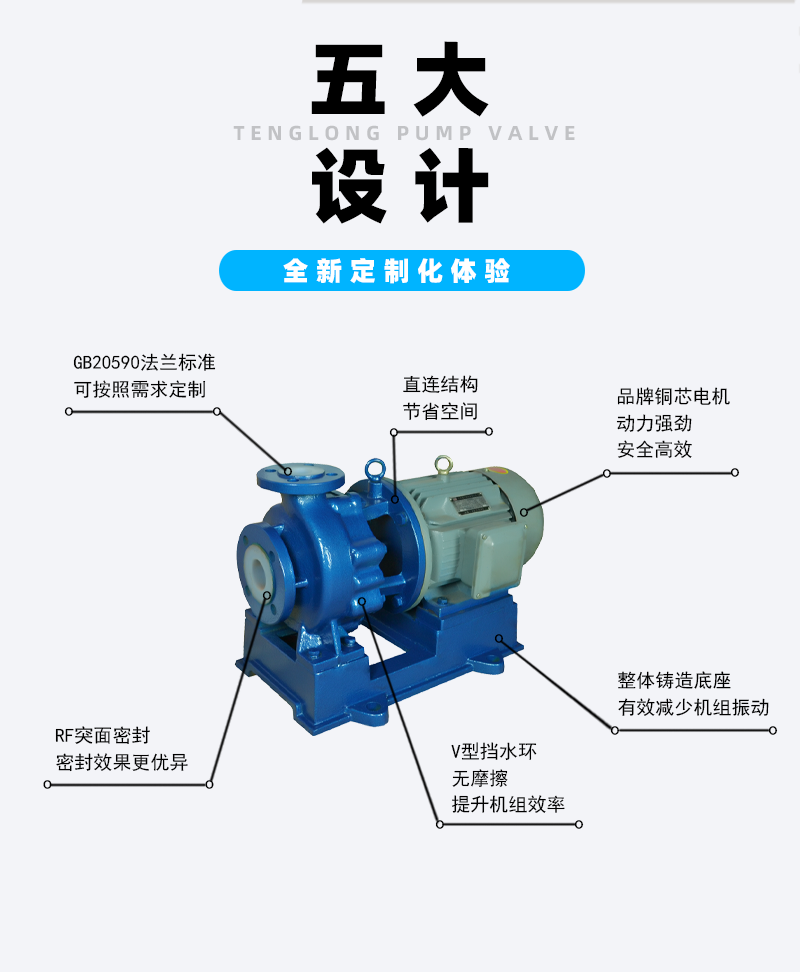 氟塑料离心泵特点
